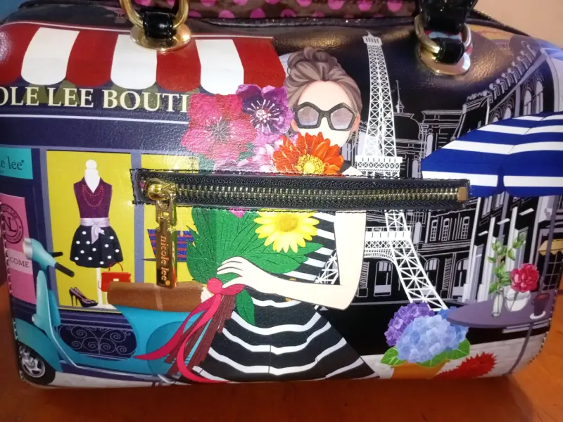 Bolso de mano Nicole Lee con diseño colorido - 4