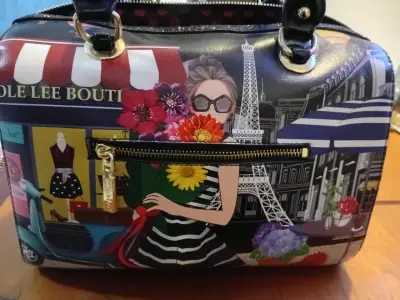 Bolso de mano Nicole Lee con diseño colorido - miniatura 5
