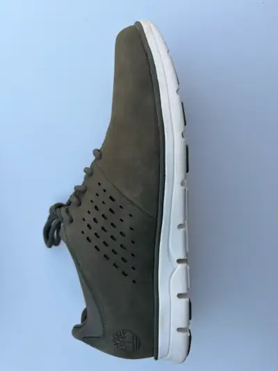 Zapatillas Timberland verdes de cuero - miniatura 4
