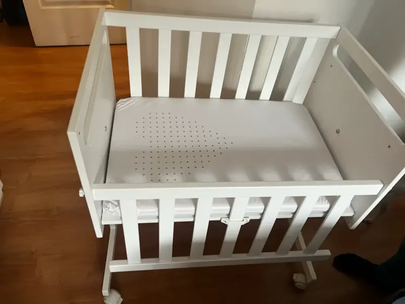 Cuna de madera blanca para bebé Micuna - 3