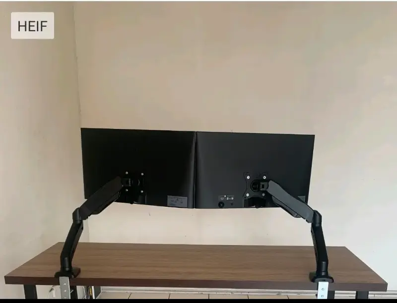 Soporte dual para monitores ajustable