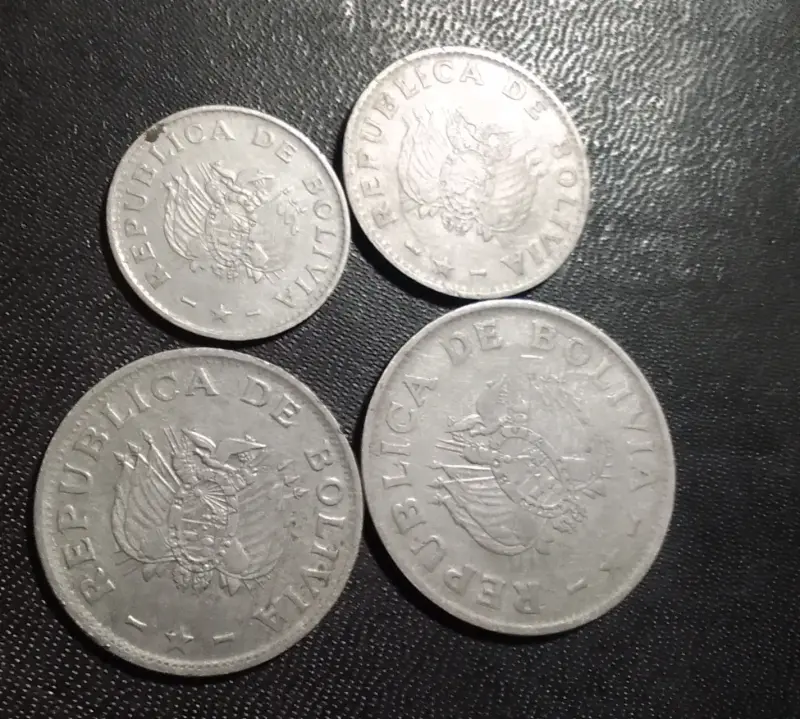 Monedas antiguas de Bolivia 1987 - 2