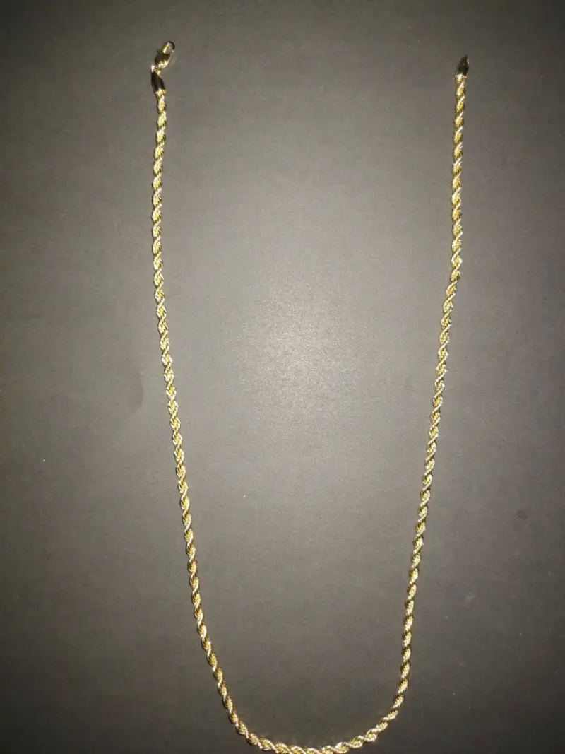 Cadena de oro laminado 14k turbillon - 2