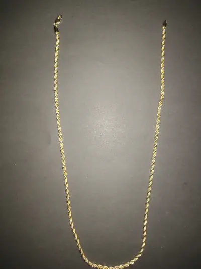 Cadena de oro laminado 14k turbillon - miniatura 2