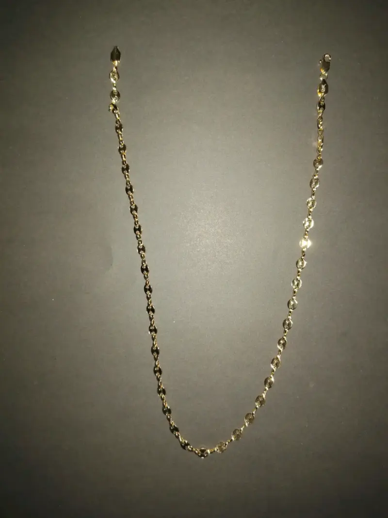 Cadena de oro laminado 14k turbillon - 4