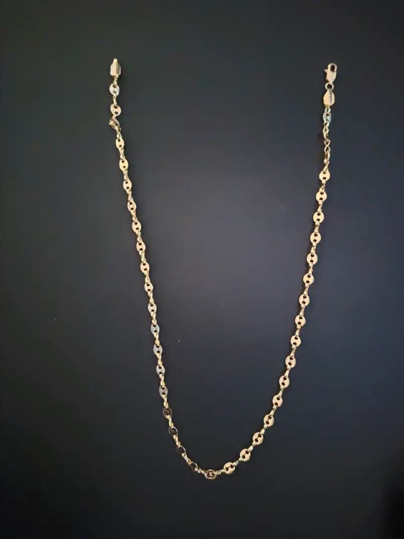 Cadena de oro laminado 14k turbillon - 6
