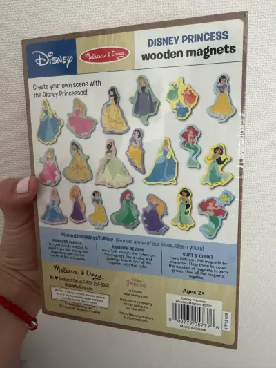Imanes de madera Disney Princess Melissa & Doug - miniatura 2