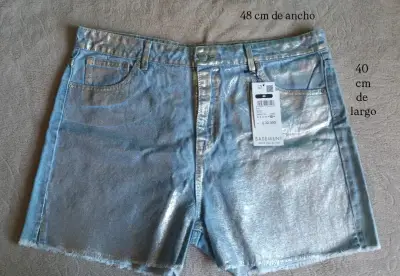 Shorts plateados Basement - miniatura 2