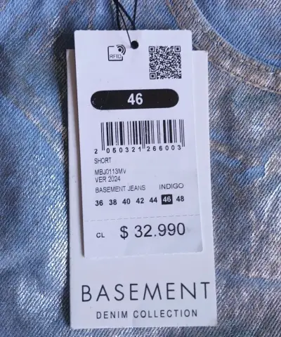 Shorts plateados Basement - miniatura 3