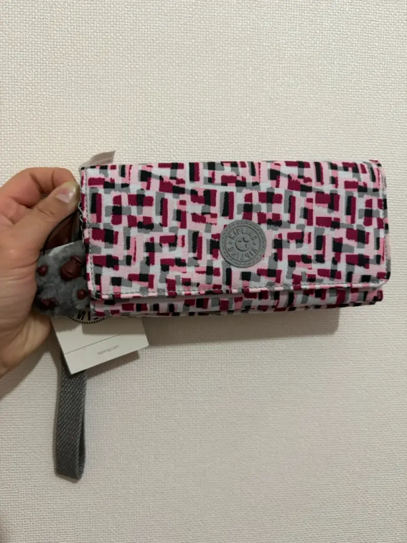Billetera Kipling estampada multicolor - 1