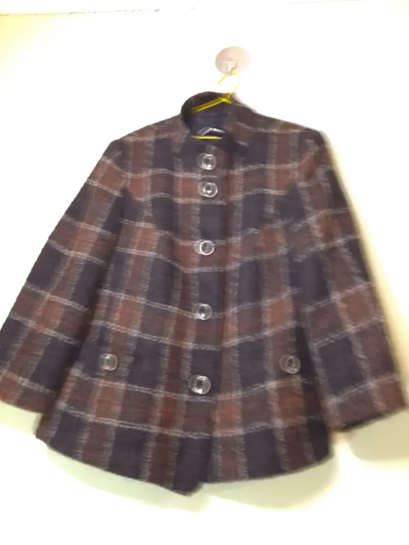 Abrigo de lana a cuadros Gerry Weber - 1