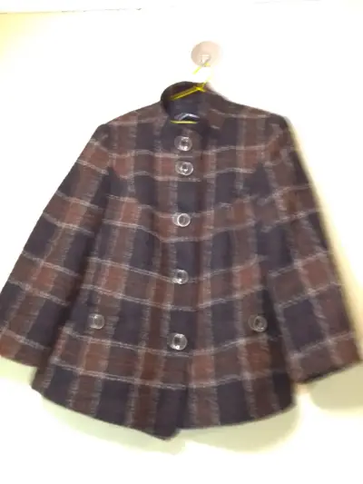 Abrigo de lana a cuadros Gerry Weber - miniatura 1