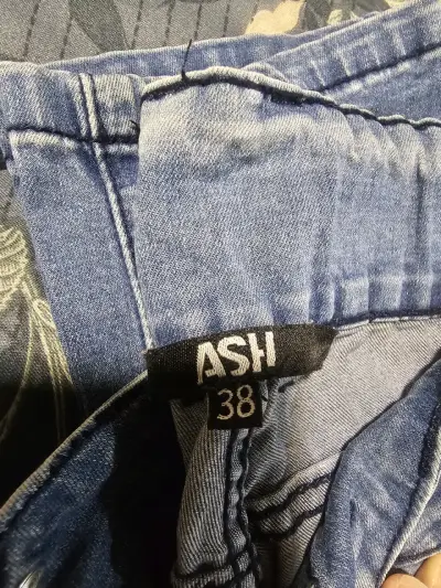 Jeans de mezclilla azul talla 38 para mujer - miniatura 1