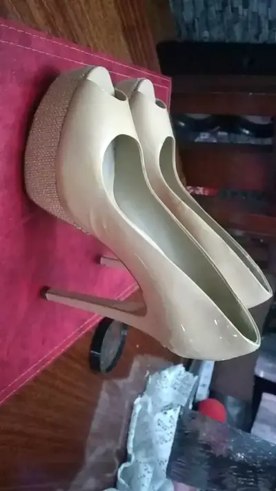 Zapatos de tacón alto beige Gacel - miniatura 2