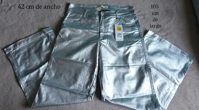 Pantalones plateados Alaniz - 2