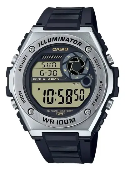 Reloj digital Casio MWD-100H con iluminación - miniatura 1