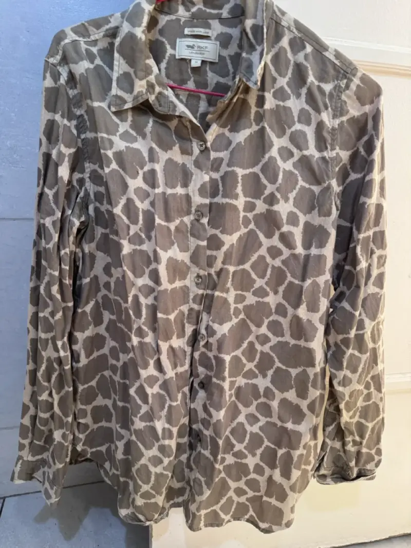 Camisa estampada de animal print RKF mujer - 2