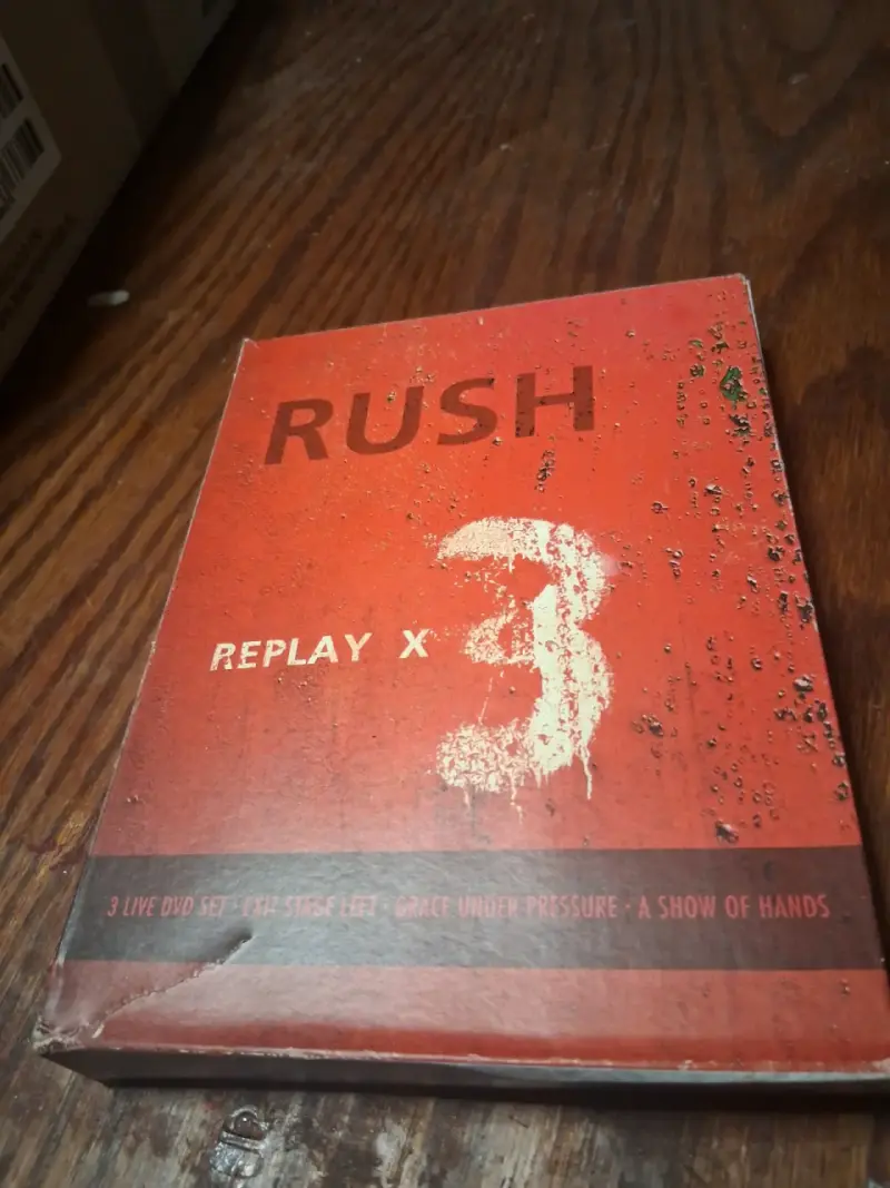 Set de 3 DVDs en vivo de Rush Replay X 3 - 1