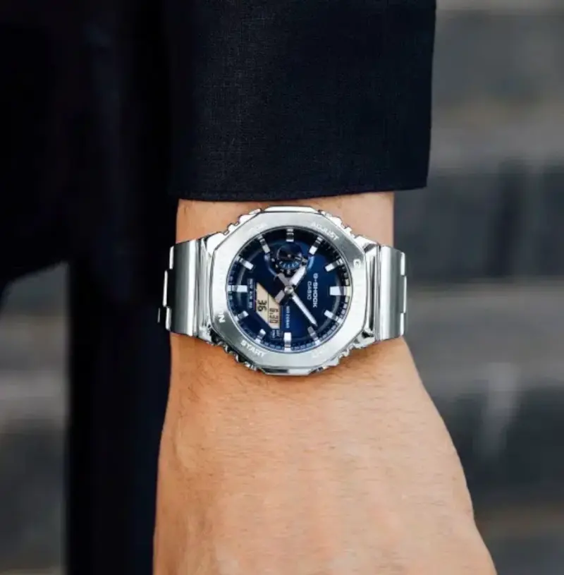 Reloj Casio G-Shock Acero Inoxidable Azul RPK - 2
