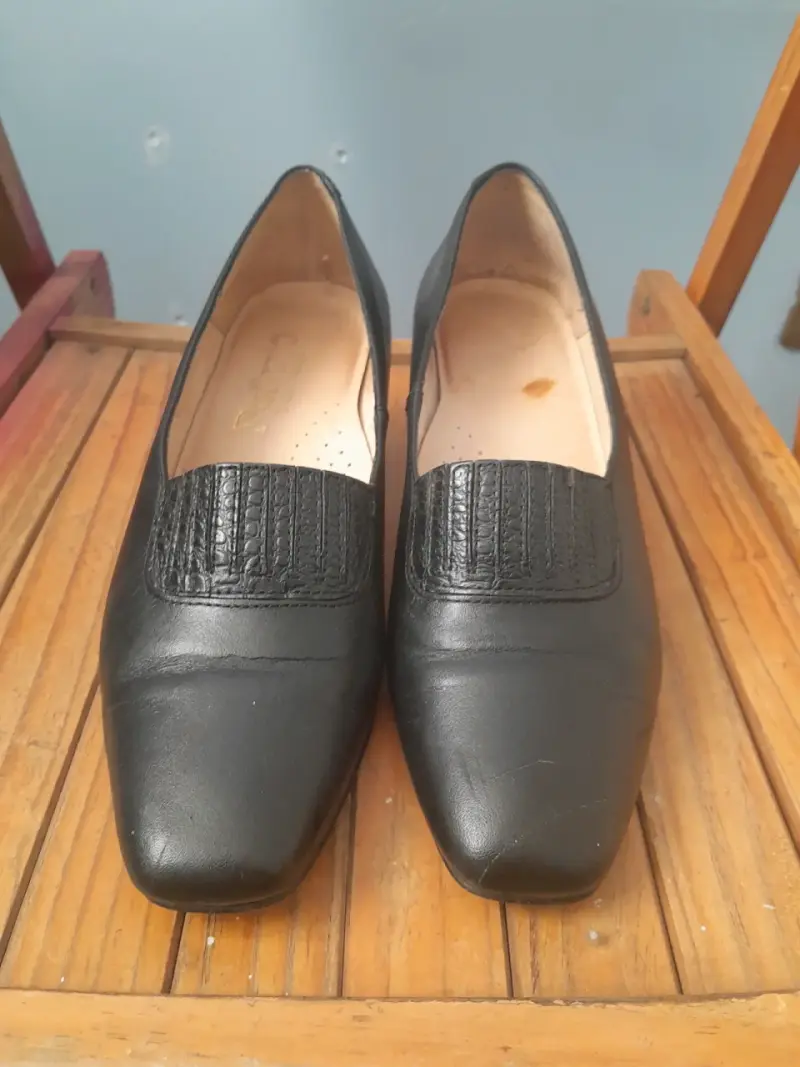 Zapatos de tacón bajo negros - 2