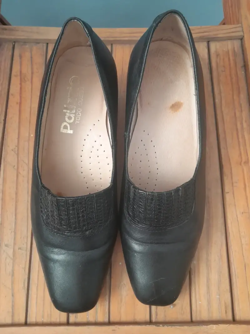 Zapatos de tacón bajo negros - 3