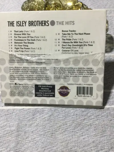 CD The Isley Brothers Greatest Hits Volumen 1 - miniatura 2