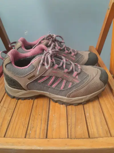 Zapatillas de trekking para mujer gris y rosa - miniatura 4