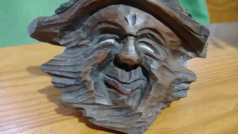 Duende del Bosque madera tallada (coleccion) - 1