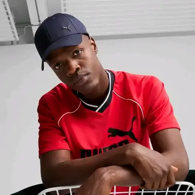 Gorra deportiva azul marino Puma - miniatura 2