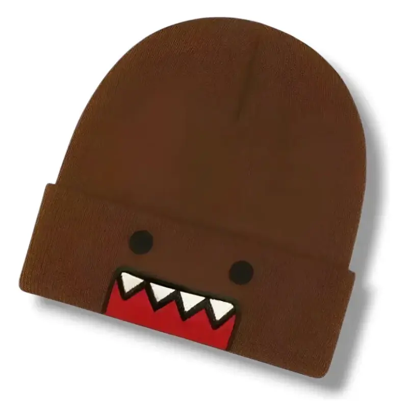 Gorro Domo-kun Marron y2k - 2