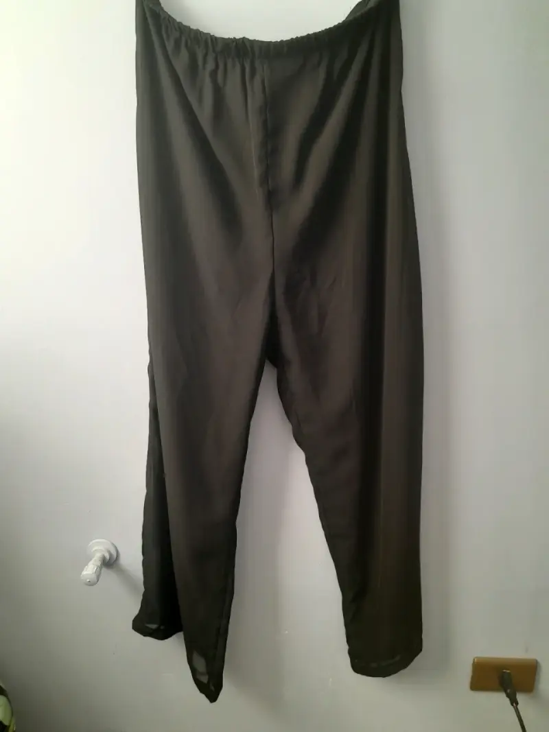 Pantalones formales negros talla XL para mujer
