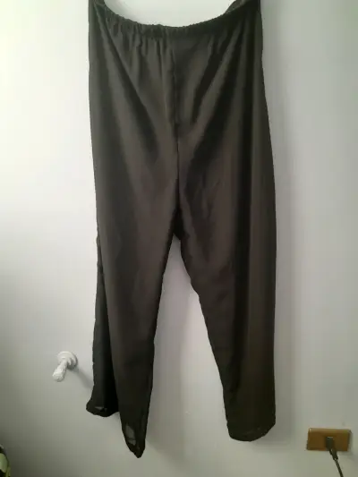 Pantalones formales negros talla XL para mujer - miniatura 1