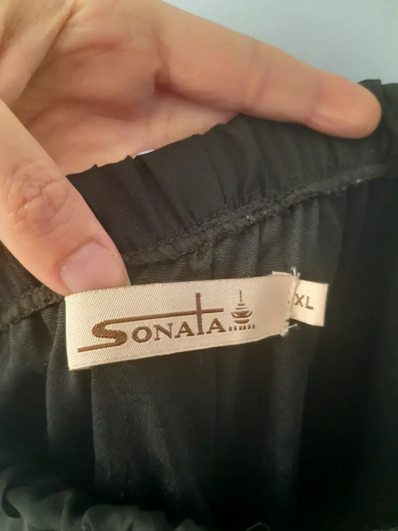 Pantalones formales negros talla XL para mujer - 2
