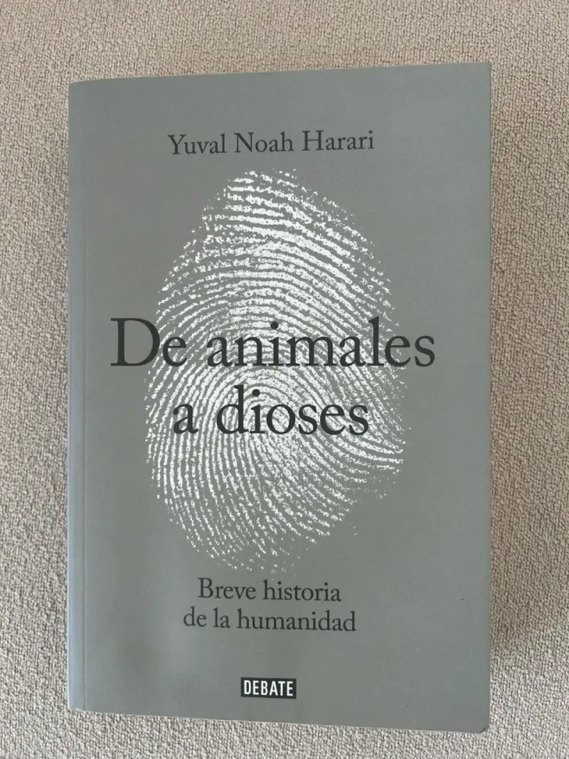 Libro 'De animales a dioses' de Yuval Noah Harari