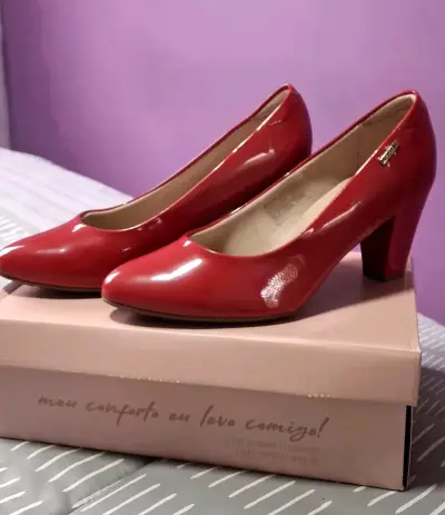 Zapatos de tacón rojo Modare ultraconforto - miniatura 1