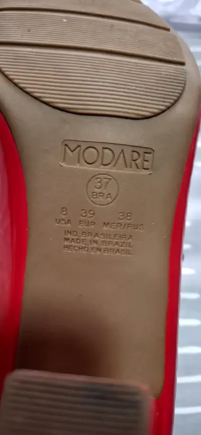 Zapatos de tacón rojo Modare ultraconforto - miniatura 6