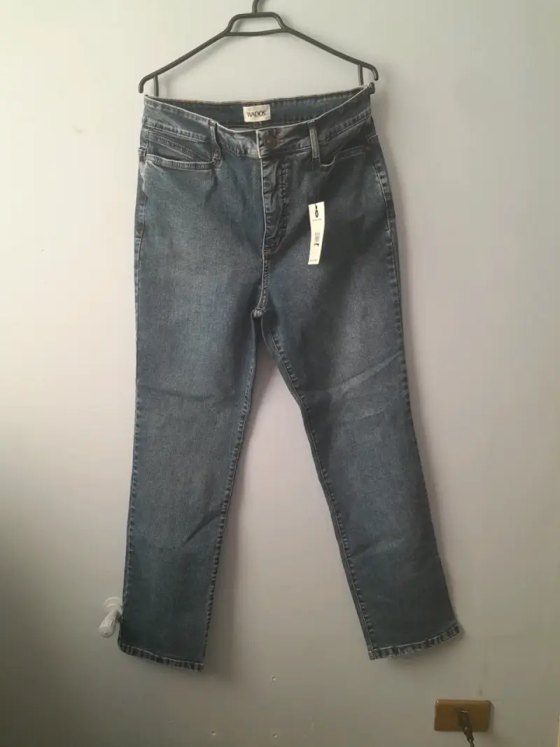 Jeans clásicos de tiro alto Wados para mujer