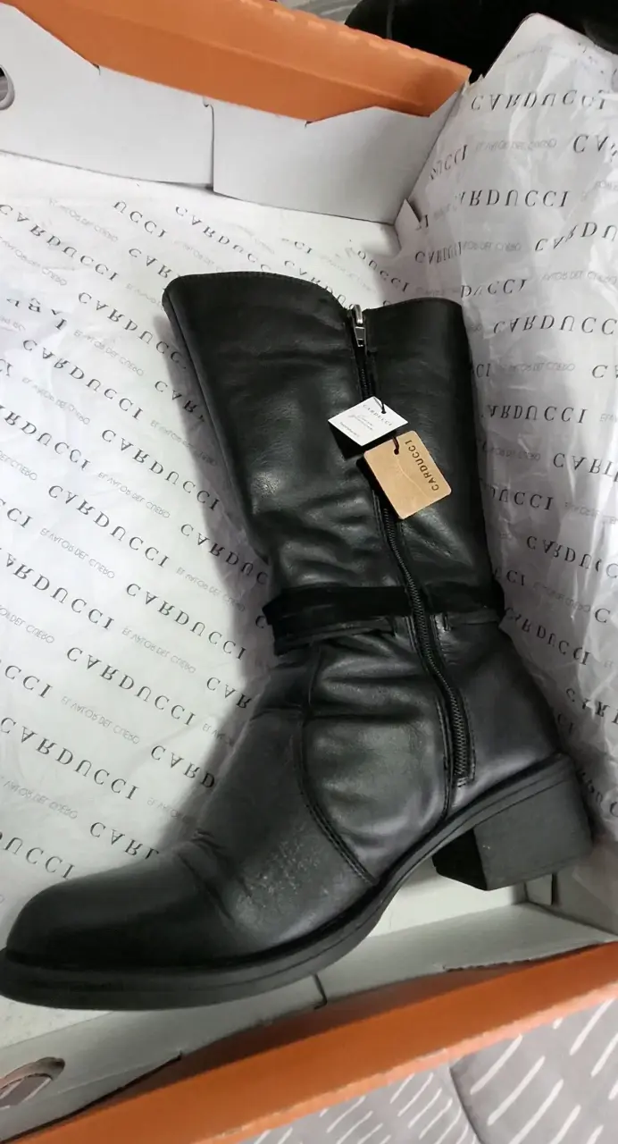 Botas de cuero negras Carducci para mujer - 3