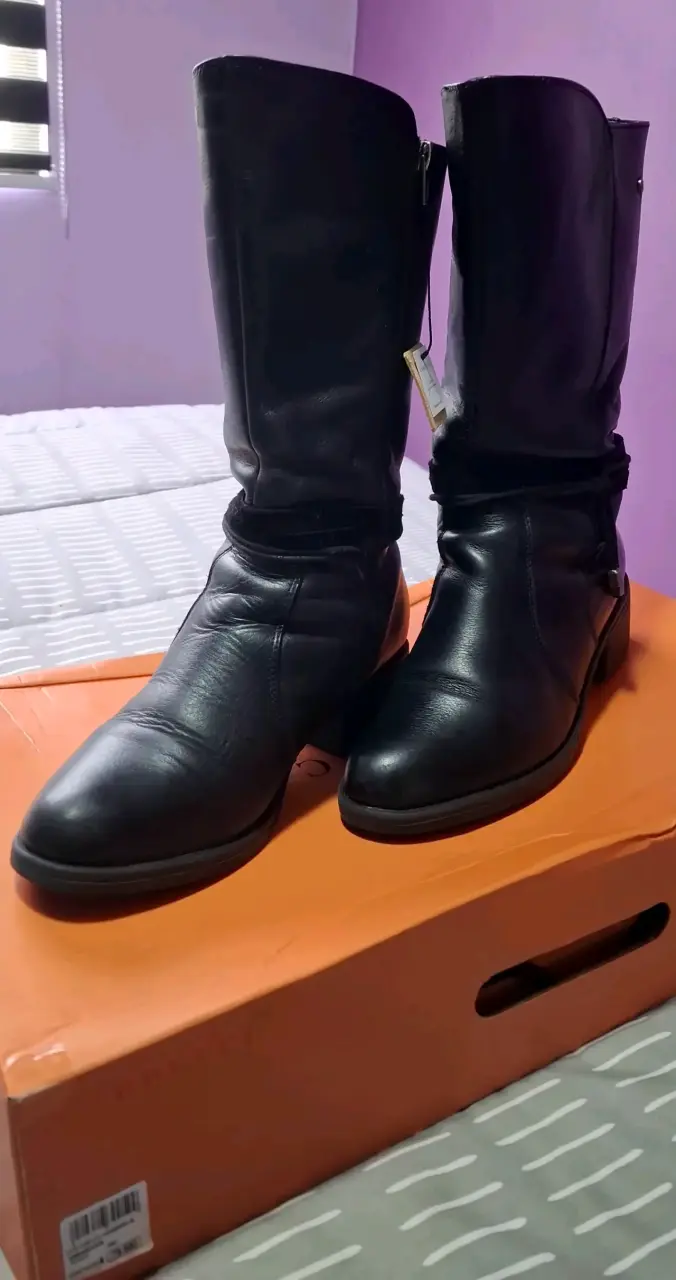 Botas de cuero negras Carducci para mujer - 4