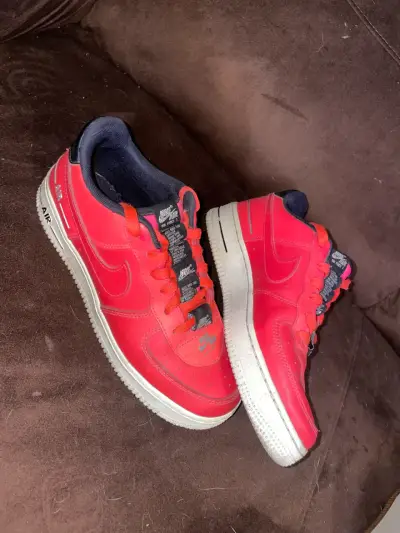 Zapatillas Nike Air Force 1 rojas unisex - miniatura 2