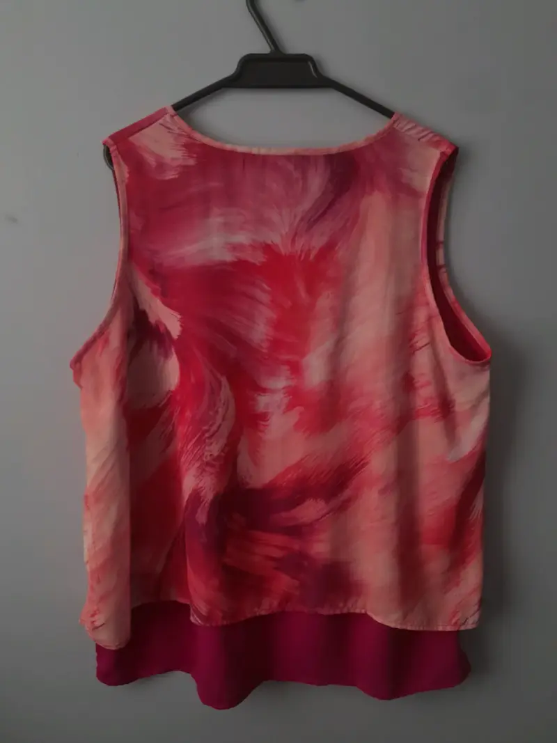 Blusa sin mangas estampada Lorenzo di Pontti XL - 3