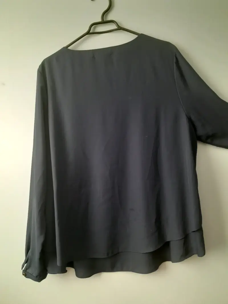 Blusa Cacharel Azul Talla XL - 3