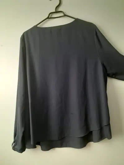 Blusa Cacharel Azul Talla XL - miniatura 3