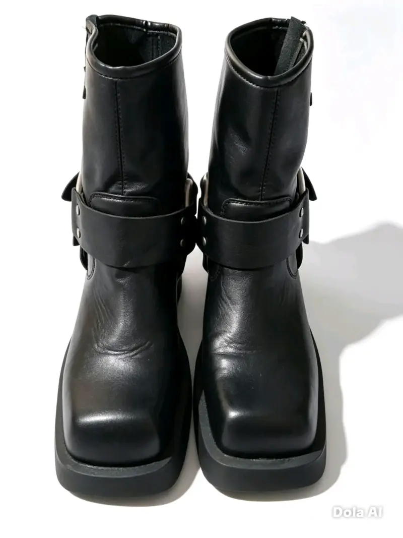 Botas negras de cuero CMoran originales - 2
