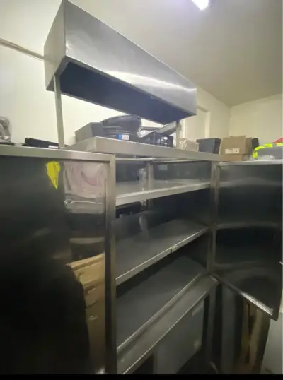 Mueble de acero inoxidable para cocina industrial - miniatura 2