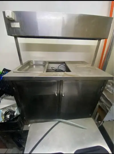 Mueble de acero inoxidable para cocina industrial - miniatura 4