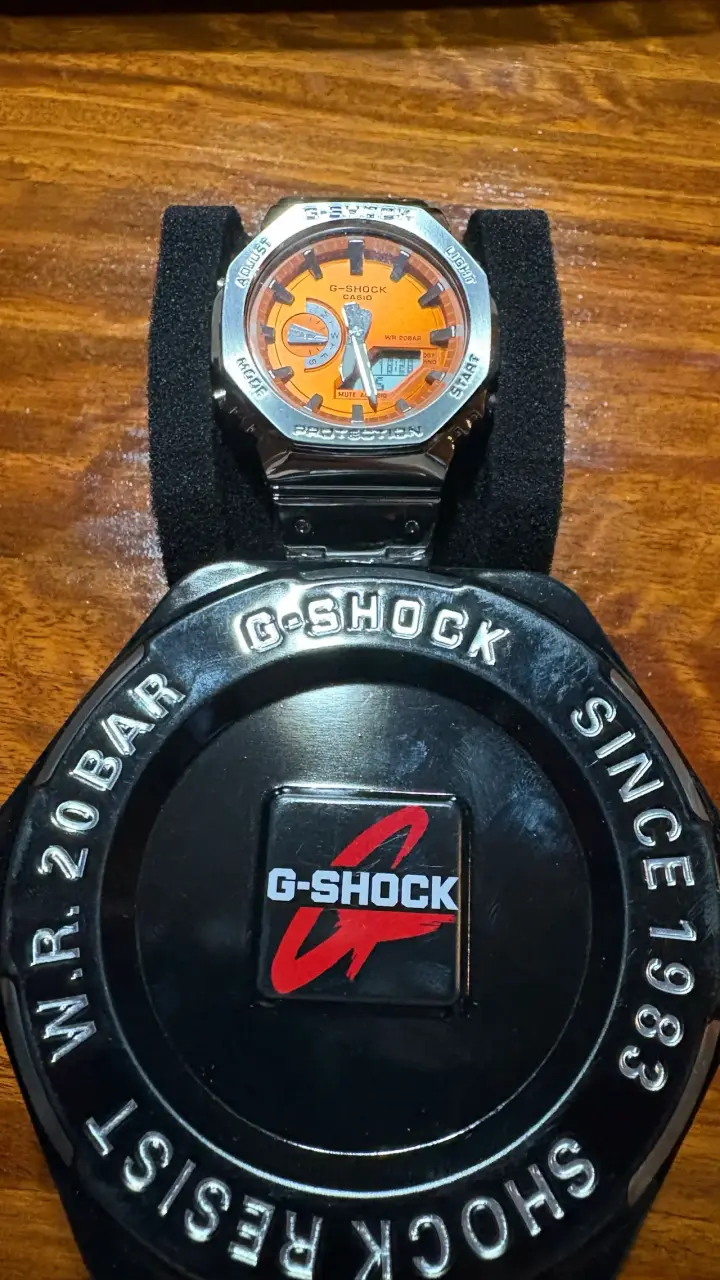 Reloj Casio G-Shock Naranja RPK Resistente al Agua - 2