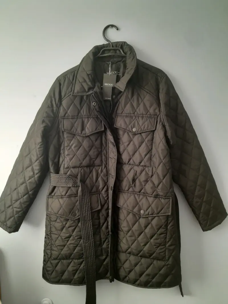 Parka acolchada negra Wados para mujer