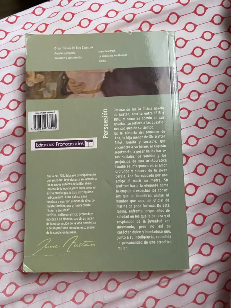 Libro Persuasión de Jane Austen - 2
