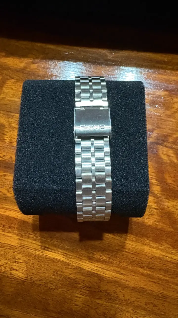 Reloj Casio azul con correa de acero inoxidable - 3